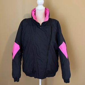 Vintage 90s Grand Targhee Large Black/ Pink Ski Jacket